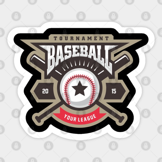 TOURNAMENT-V2 Sticker by TEENIE DESIGN